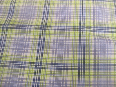 2008 Sew Easy As 123 Stripe Fabric By RJR Fabrics Blue Green 27'' x 44''