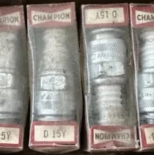 Vintage NOS CHAMPION D-15Y INTERNATIONAL HARVESTER Spark Plug