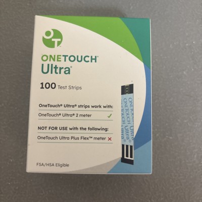 one touch ultra test strips 100($ 20Ea Box) Exp.6/30/26