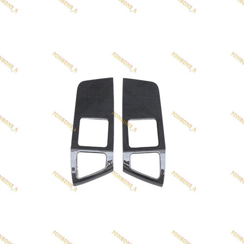 2*Dry Carbon Fiber Rear Car Window Lifting Panel Trim For Lotus Eletre 2024+ - Picture 2 of 4