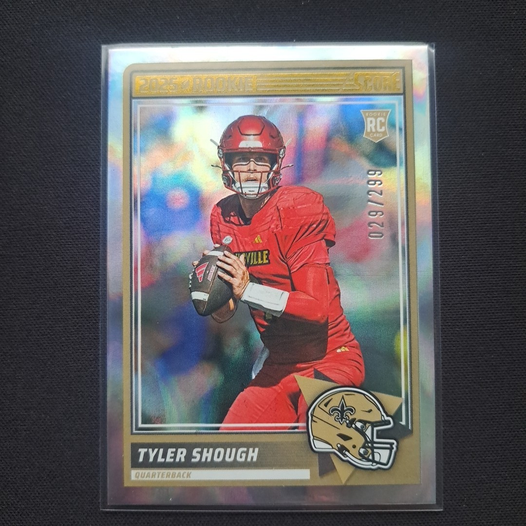 2025 Panini Score Tyler Shough Silver Holo /299 Rookie Card #71