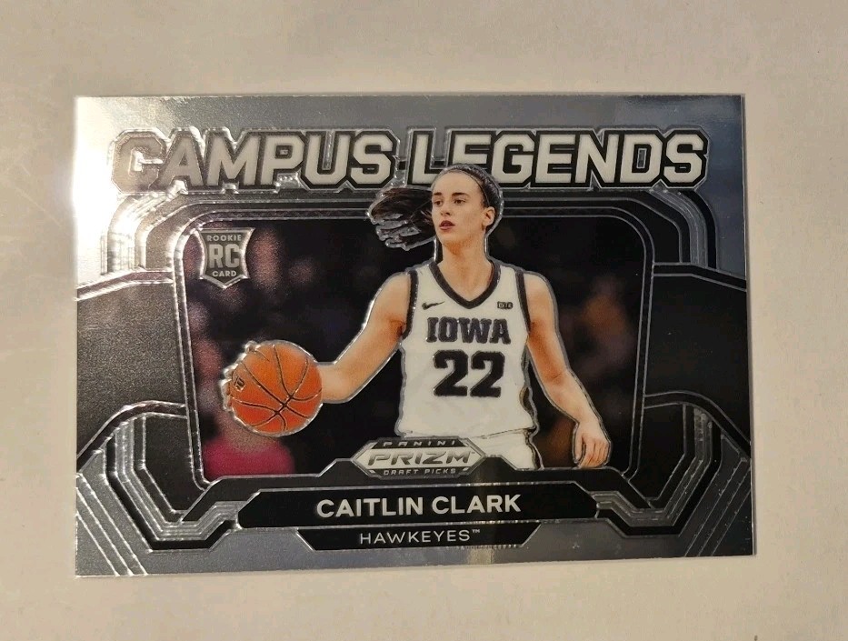Caitlin Clark Rookie Card - 2024 Panini Prizm Draft Picks - Campus Legends #5