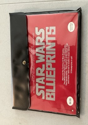 Star Wars 15 Detailed Blueprints 1977 Set with Case - Sci-Fi
