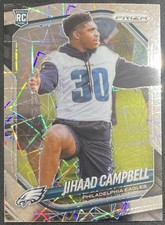 Panini Prizm Jihaad Campbell #334 Philadelphia Eagles Rookie Prizm 2025 NFL