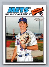 2026 Topps Heritage Brandon Sproat #118 Rookie RC