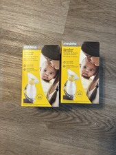 Medela Breast Milk Collector with Stopper, BPA Free Silicone/Manual, Lot Of 2