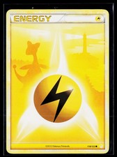 Lightning Energy 118/123 Common HeartGold & SoulSilver Pokemon Moderately Played