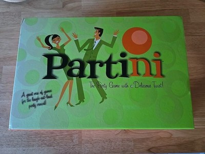 Partini COMPLETE Board Game Party Game With A Delicious Twist Parker Brothers 