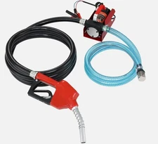 Fuel Transfer Pump Electric Diesel Kerosene Pump 12V DC 10GPM Nozzle Hoses