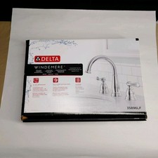 Delta Bathroom Faucet Polished Chrome Windemere 35896LF