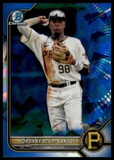 2022 Bowman Draft Sapphire Edition #BDC-1 Yordany De Los Santos Pirates NM+