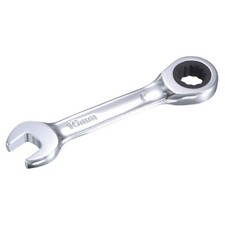 10mm Stubby Ratcheting Combination Wrench Metric 72 Teeth Box Ended Cr-v