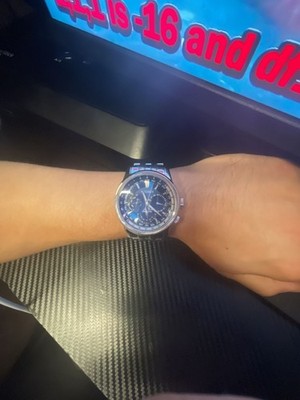 Citizen Eco-Drive World Perpetual A-T Blue Dial Men's Watch