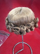 Vintage Blonde Curly Doll Wig, Mohair, size 7