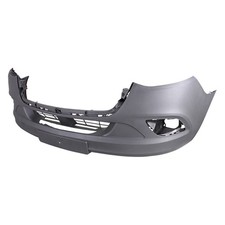 New Textured Dark Gray Front Bumper Cover fit...