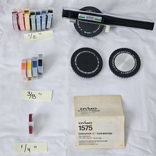 Dymo Executive 3 Label Maker Vintage  8 1/2", 4 3/4",  1 1/4" labels