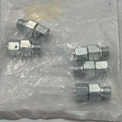 Parker Flareless Bite-Type Tube Swivel Connector: 1/4" BSPP, 8 mm Tube OD