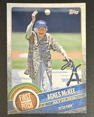 Agnes McKee 2015 Topps First Pitch #FP-06 - San Diego Padres