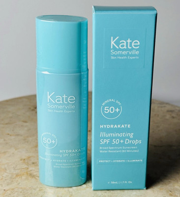 Kate Somerville Hydrakate Illuminating SPF 50+ Drops ~ 50mL / 1.7 fl oz Exp 7/26