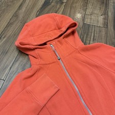 Lululemon Scuba Hoodie Womens 8 Coral Pink Gym Training Sweatshirt Thumbholes