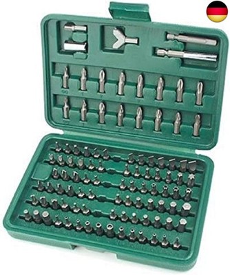 Brüder Mannesmann Bit-Set 100-tlg. Spezialstahl, für Akkuschrauber und B