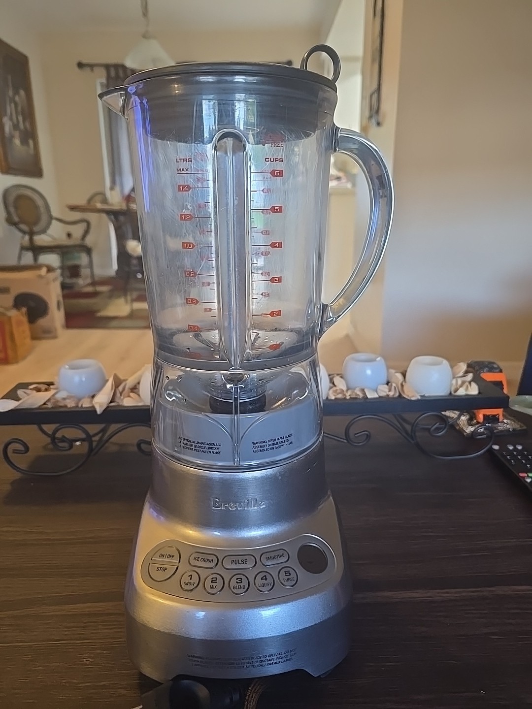 Breville Hemisphere Blender with PITCHER Tested Works Great 