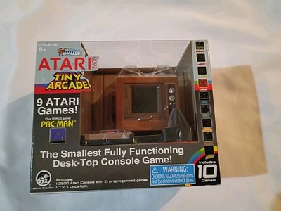 Worlds Smallest Atari 2600 Tiny Arcade Includes 10 Games Mini Pac-Man centipede 