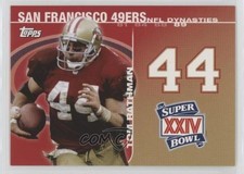 2008 Topps NFL Dynasties Tribute Tom Rathman #DYN-TR t3w