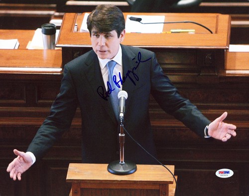 Rod Blagojevich Authentic Signed 11x14 Horizontal Photo PSA/DNA #U52923
