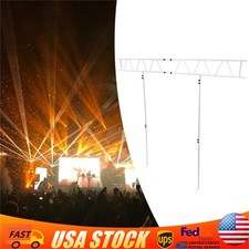 Light Truss Stand System, Trussing DJ Booth Kit 7x8ft Stage DJ Light Stand T-Bar