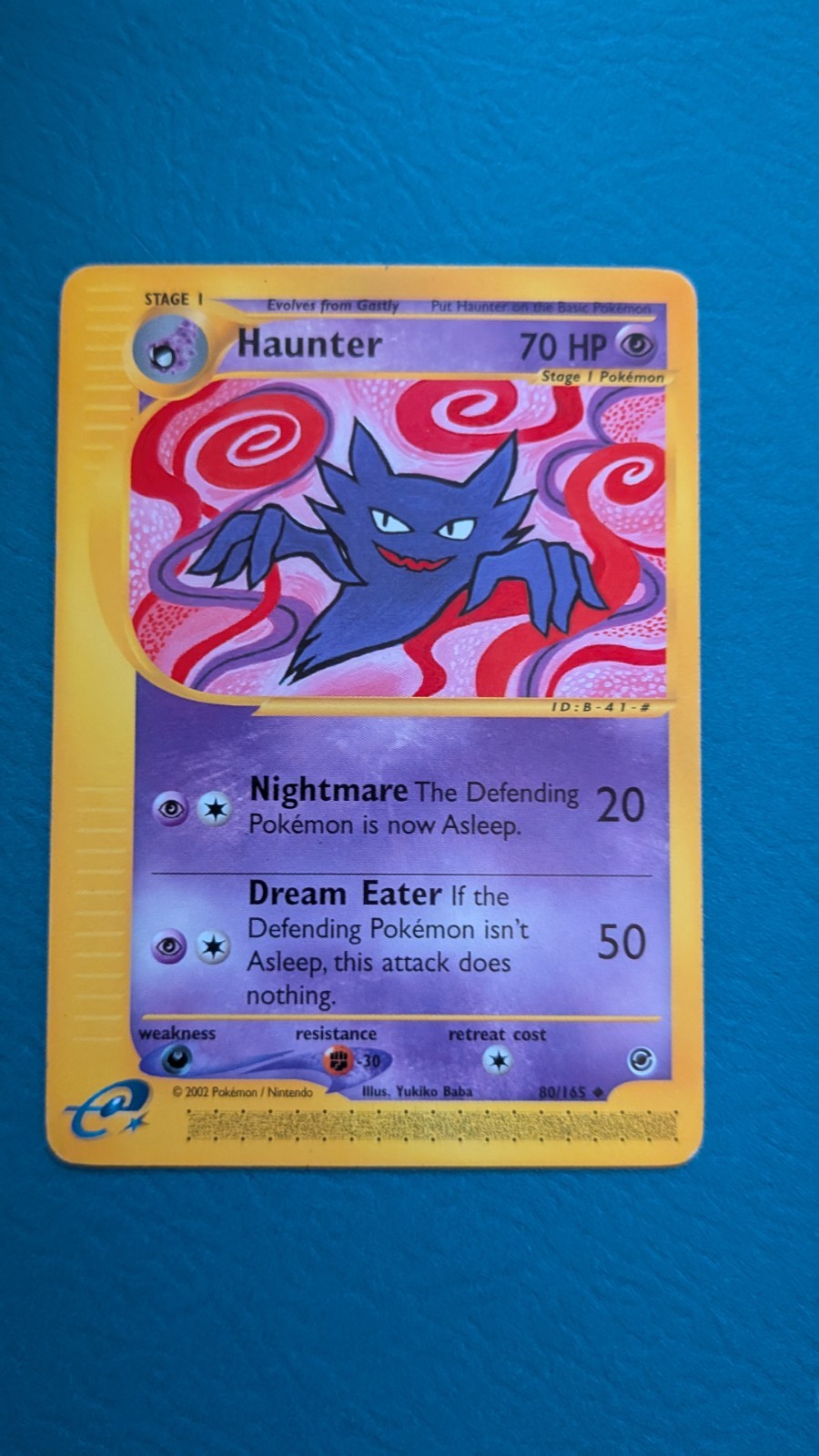 Haunter 080/165 - Expedition Base Set - 70 HP - Uncommon Regular e-Reader
