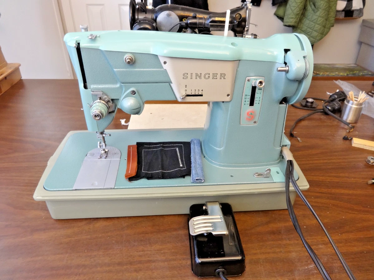 Blue Vintage Original Collectible Sewing Machines for sale | eBay