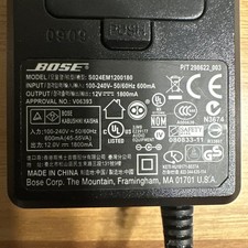 BOSE Companion Series 2 Speaker AC Adapter S024EM1200180