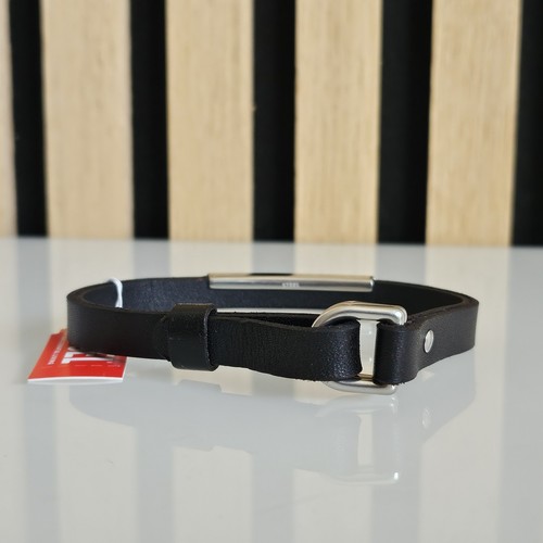 Diesel Armband DX099904 Herren Leder Schwarz Edelstahl NEU OVP - Bild 5 von 13