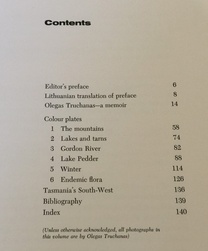 Max Angus - THE WORLD OF OLEGAS TRUCHANAS - Tasmanian Wilderness - HC Book - Picture 5 of 19