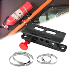 Car Roll Bar Fire Extinguisher Holder For Jeep Wrangler Adjustable Mount Bracket