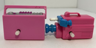 Mattel - Magic Moves - BARBIE Wind-Up Boombox Radio + Video Camera ...