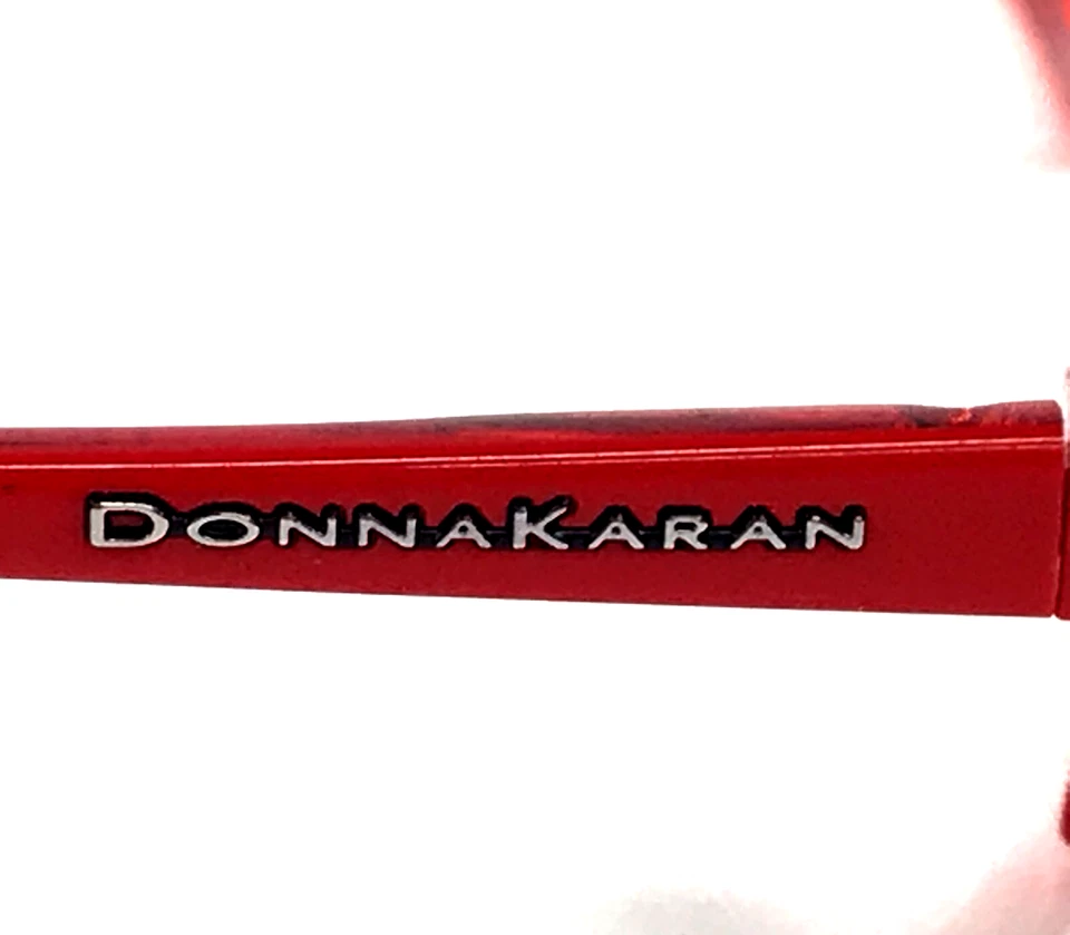 Monturas para gafas Donna Karan DK1519 3137 rojo brillante rectángulo borde completo 51-16-135 Foto 4 de 4