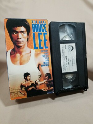 The Real Bruce Lee VHS Rare Footage Action Adventure Martial Arts