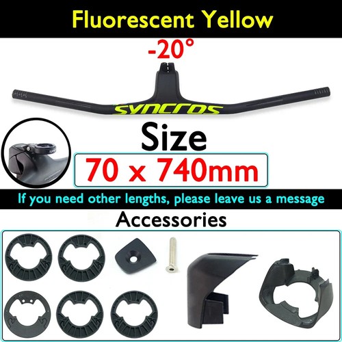 FRASER IC SL WC Cable Concealed MTB -20° Integrated Carbon Handlebar 70-90x740mm - Picture 31 of 43