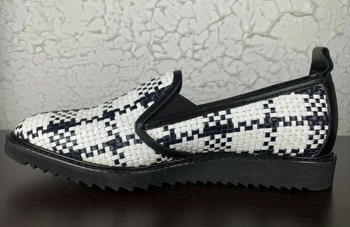 Everlane Slipper schwarz weiß gewebte Straßenschuhe Italy • Neupreis 145€ - Bild 4 von 8