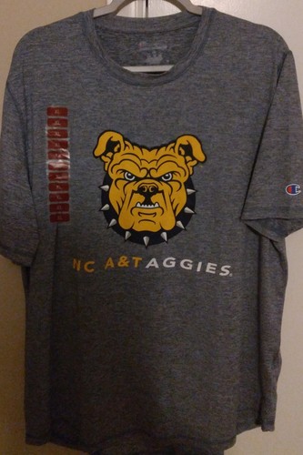 Men's Champion Gray North Carolina A&T Aggies T-Shirt