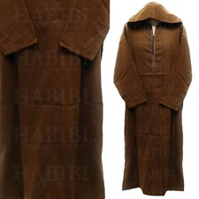 Moroccan Winter Wool Hooded Long Sleeve Thobe/Djelleba Rusty Gold
