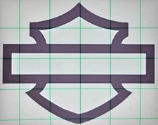 HD Bar & Shield Die-Cut Vinyl Indoor Outdoor Car Truck Window Decal