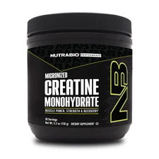 NUTRABIO CREATINE MONOHYDRATE POWDER Micronized Muscle Strength Power 150 Grams