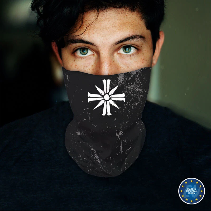 Washable Fabric Face Cover Neck Gaiter Unique Print Far Cry Eden's Gate EU Made - Image 3 of 4