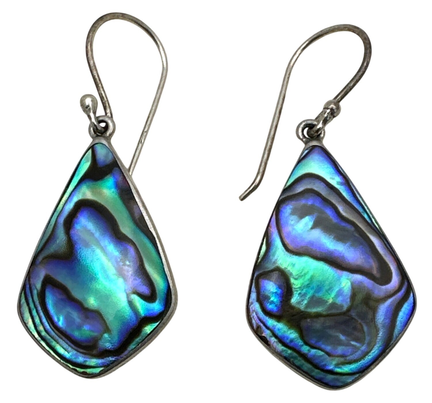 Whimsy 925 Silver Iridescent Abalone Shell Earrin… - image 4