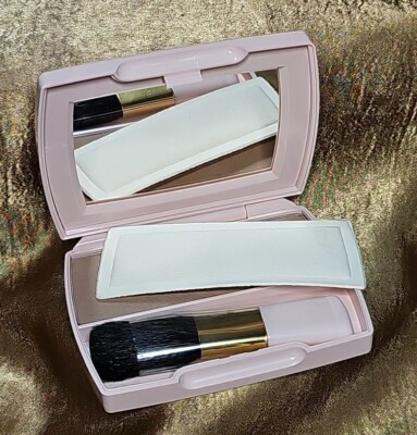 Vintage Mary Kay Soft Topaz Translucent Pressed Powder .36 oz with Compact 0531
