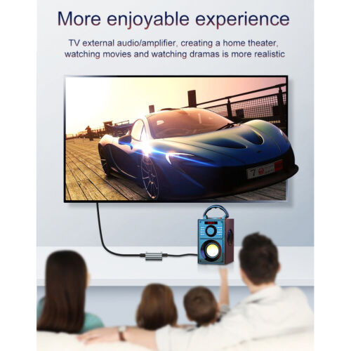 Mini Digital to Analog Audio Converter DAC S/PDIF Optical to RCA Adapter for TV - Bild 11 von 11