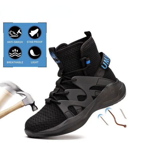 Chaussures de sécurité neuves 2024 pour hommes respirantes chaussures de travail baskets taille 39-48 - Photo 1/22